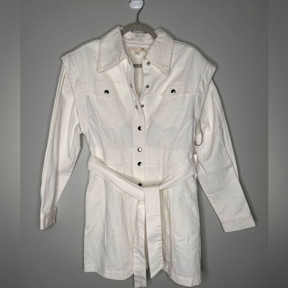 Colors X INC Denim Strong Shoulder Convertible Mini Dress NWT - Picture 6 of 6